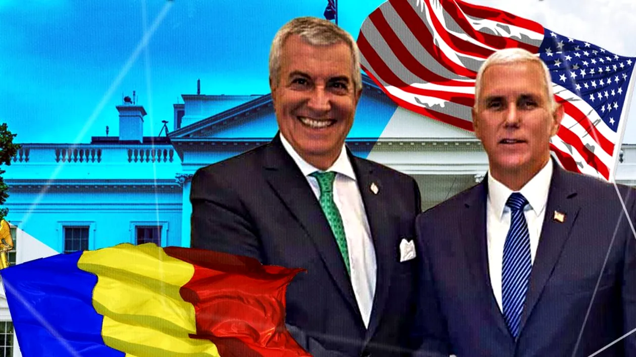 Călin Popescu Tăriceanu s-a întâlnit cu vicepreședintele SUA, Mike Pence, la Casa Albă