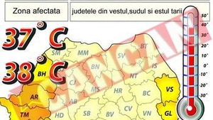 Canicula in 15 judete si in Bucuresti