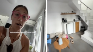 Ce a găsit o turistă în camera de hotel din Santorini. A plătit doar 40 de euro pentru o noapte de cazare