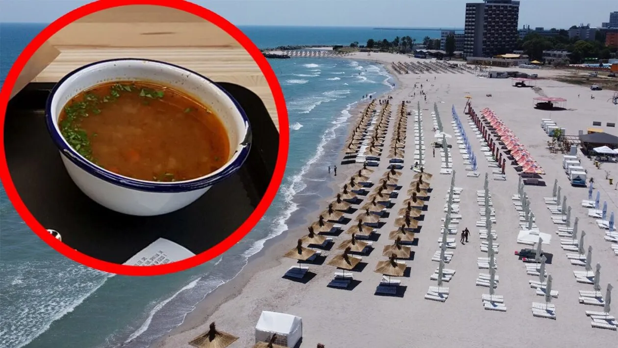 Stațiunea de pe litoralul românesc în care o ciorbă costă doar 14 lei, acum, în plin sezon estival