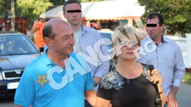 Traian Basescu si-a petrecut ultimele ore ale concediului la Suceava