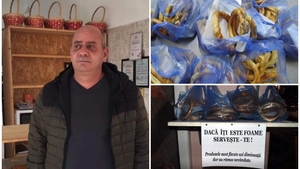 Ți se face pielea de găină! Gestul emoționant făcut zilnic de George pentru nevoiași: “Dacă îţi este foame, servește-te!”