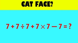 Testul de matematică la care și geniile greșesc | Cât face 7+7/7+7*7-7?