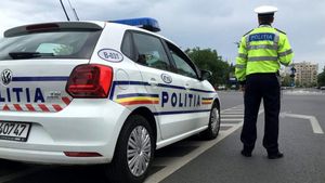 NEWS ALERT! Polițiștii circulă pe străzi cu portavoce și îndeamnă românii să stea în case! VIDEO