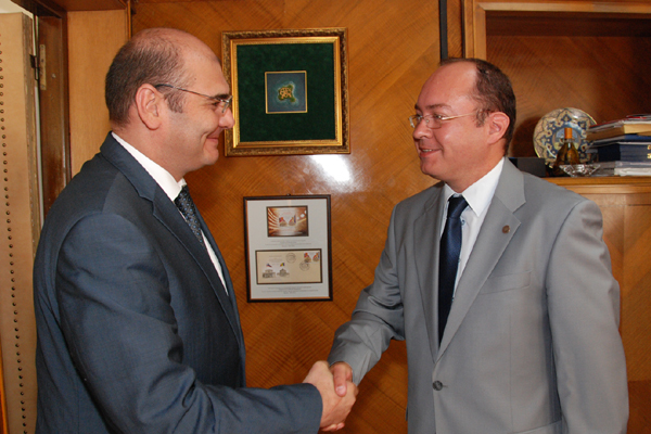 Bogdan Aurescu, fostul ministru de Externe, şi Farid Abdinbayov