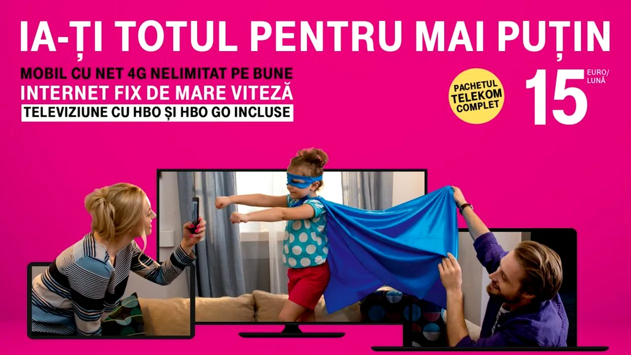 Totul pentru mai puțin, de la Telekom!