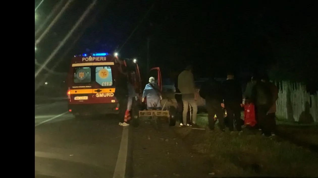 Atelaj făcut praf de o mașină. Căruțașul era băut. Și-a pus în pericol propriul copil