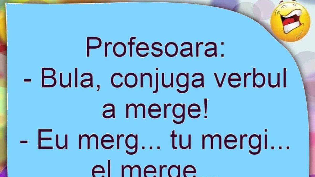 BANC | Cum conjugă Bulă verbul "a merge"