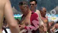 Cum a apărut GIGI BECALI îmbrăcat la plajă, în Mamaia! 