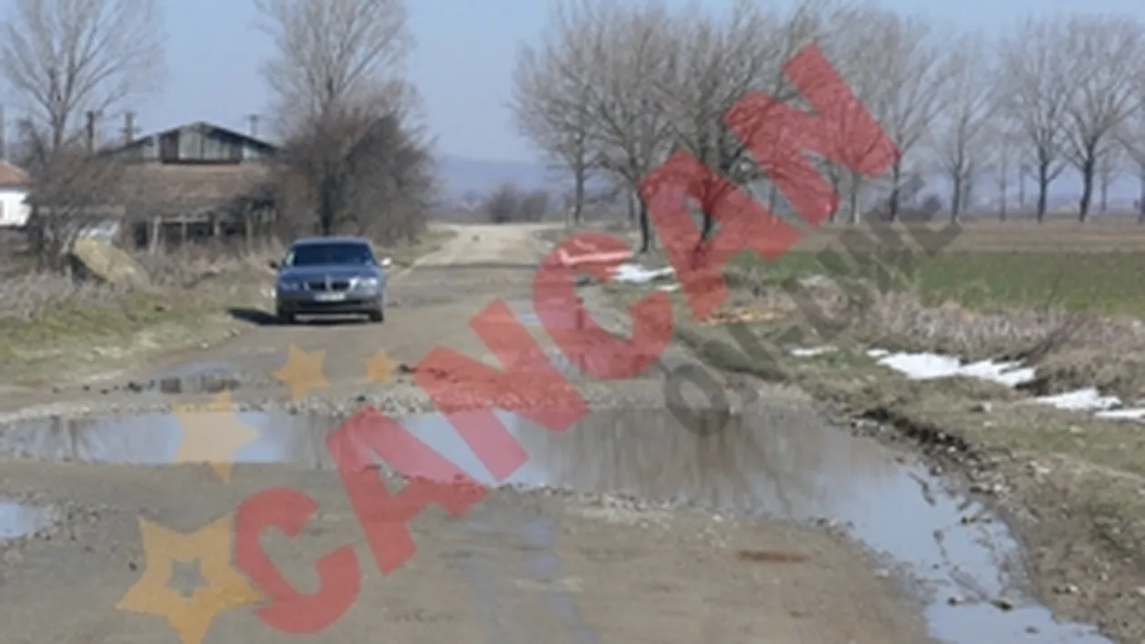 Drumul durerii cu cratere adanci