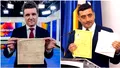 Ce note au luat la BAC George Simion și Nicușor Dan. Candidații la Președinția României și-au arătat diplomele fără rețineri