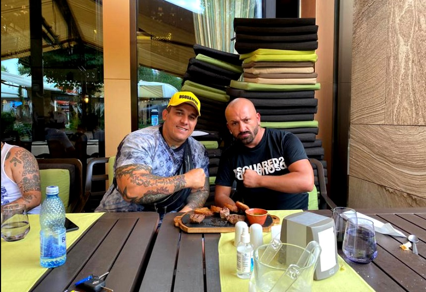 Faraonu de la Madrid și Adrian (Beleaua) Corduneanu / Sursă foto: CANCAN