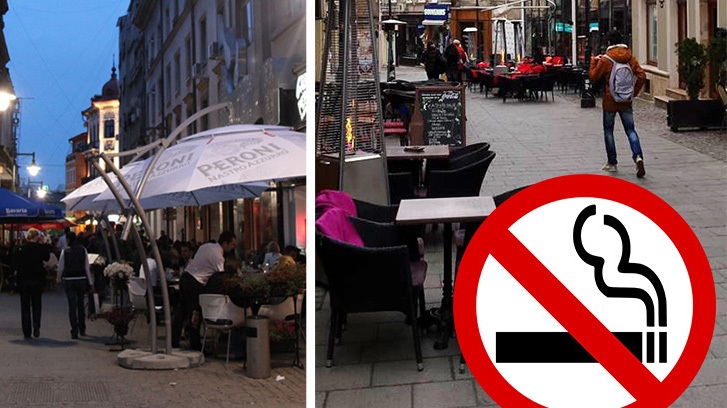 Fumătorii au crezut că nu văd bine! La ce truc au apelat patronii cluburilor din Centrul Vechi în acest weekend! Chiar dacă afară era frig, clienţii...