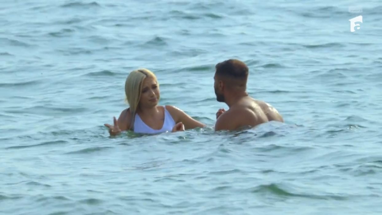 Maria Covasa și ispita Alin, la insula Iubirii / sursă foto: Captură video