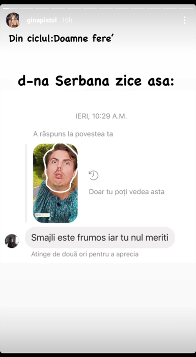 Gina Pistol, criticată dur în vacanța din Grecia cu Smiley! Prezentatoarea a făcut public mesajul acid primit de la o femeie