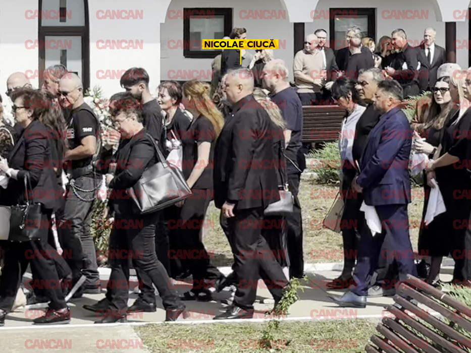 Primele imagini de la înmormântarea generalului Dorin Ioniță. Zeci de persoane i-au fost alături pe ultimul drum