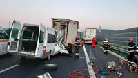 Tragedie pe A1. O mamă a murit, copiii și soțul, în stare gravă la spital