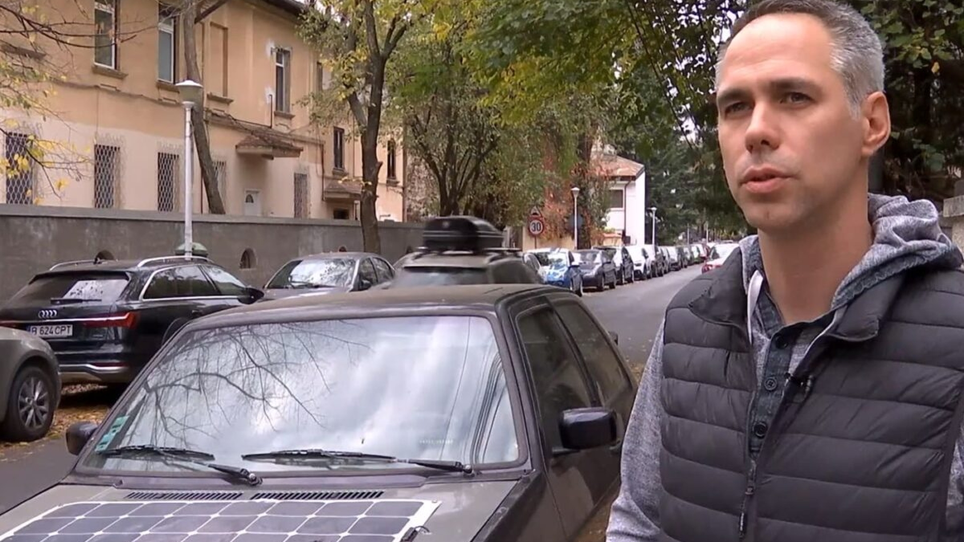 Emilian din București și-a transformat singur Golful vechi din 1992 în mașină electrică. Ce autonomie are