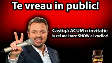 CONCURS: Castiga invitatii duble la cel mai bun show al sezonului! Jacobs Velvet te trimite sa asculti LIVE cele mai tari voci