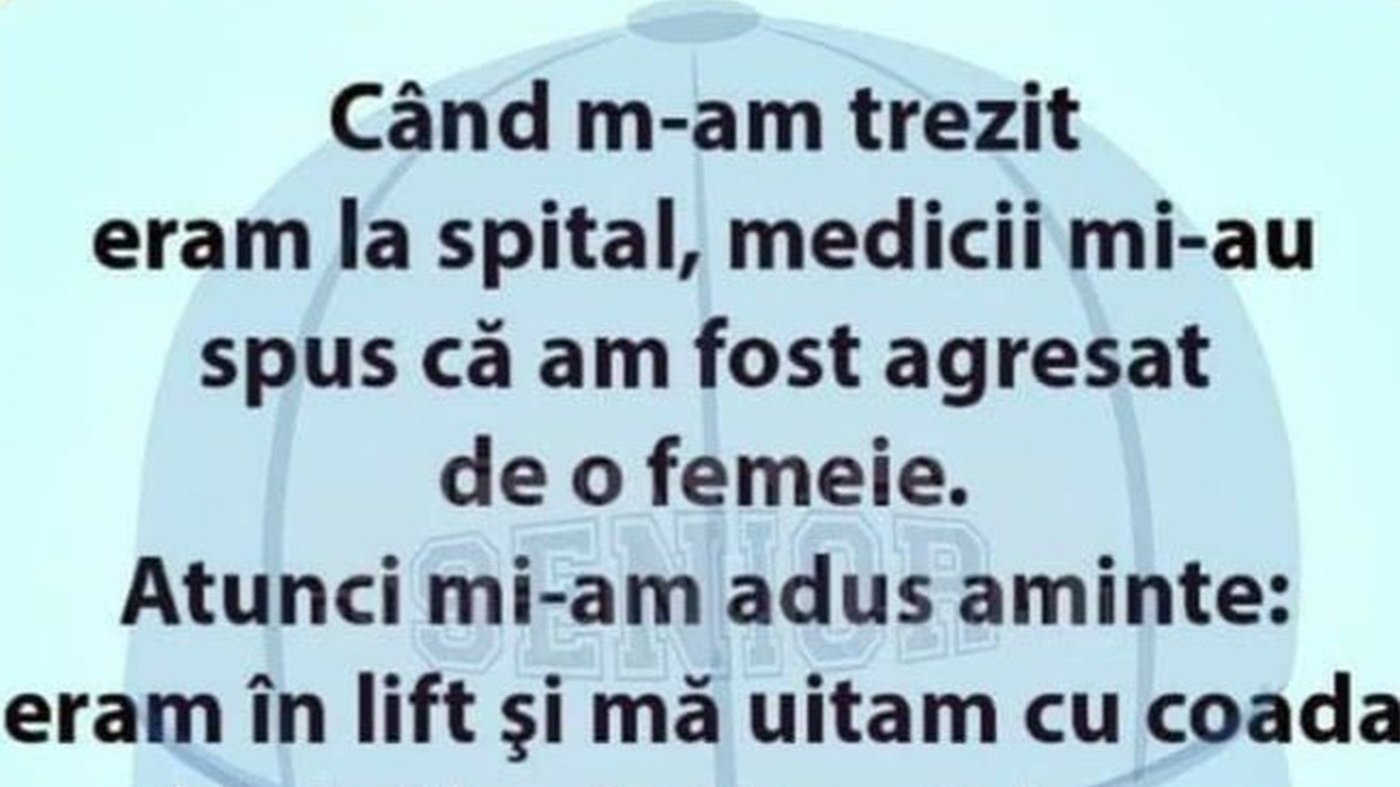 BANC | "Medicii mi-au spus că am fost agresat de o femeie"