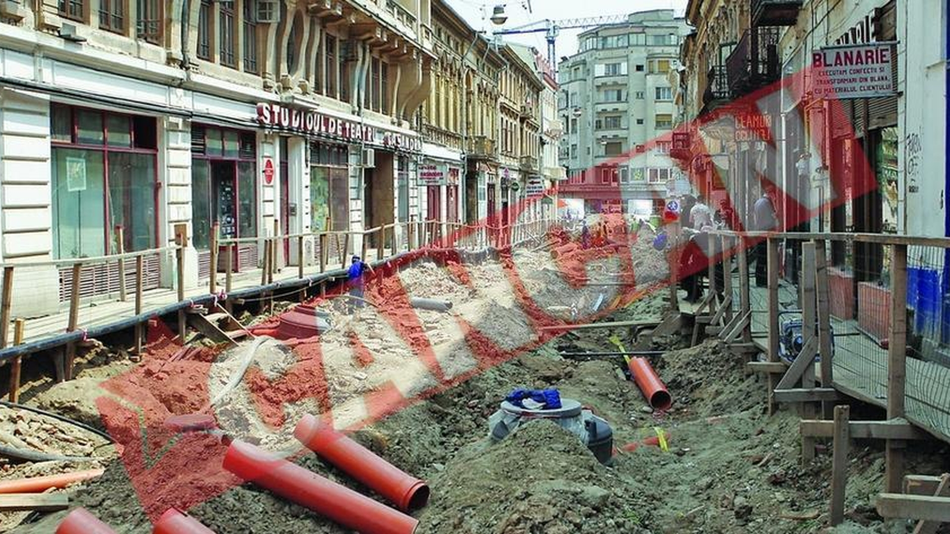 Cea mai veche strada din Bucuresti, pe cale de disparitie