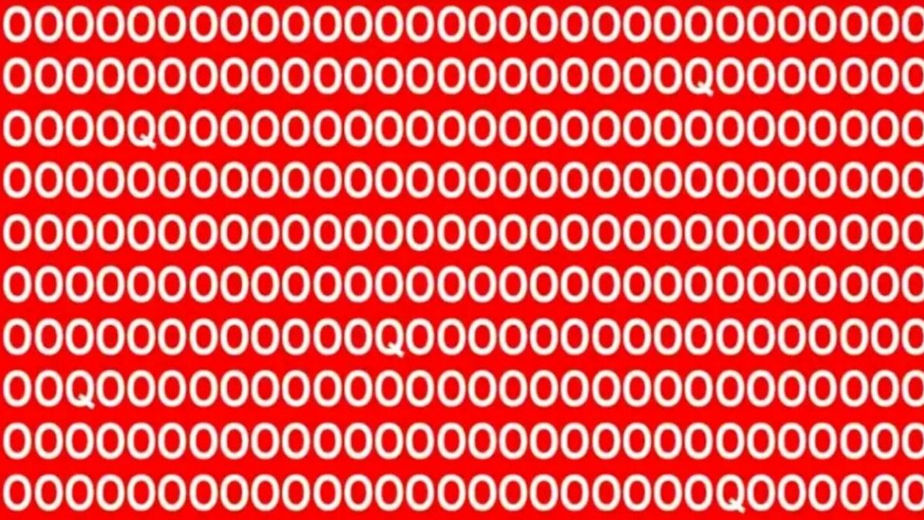 Iluzie optică | Doar geniile descoperă de câte ori apare litera Q în această imagine