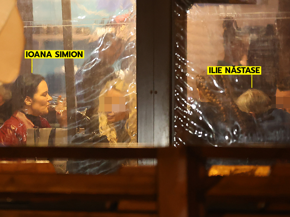 Ioana, cu paharul în mână (SURSA FOTO: CANCAN.RO)