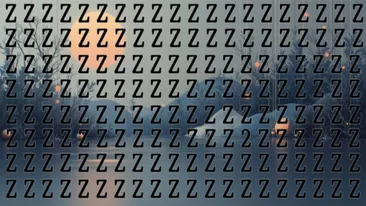 Test de logică | Găsiți singura cifră 2 pierdută printre literele Z din imagine