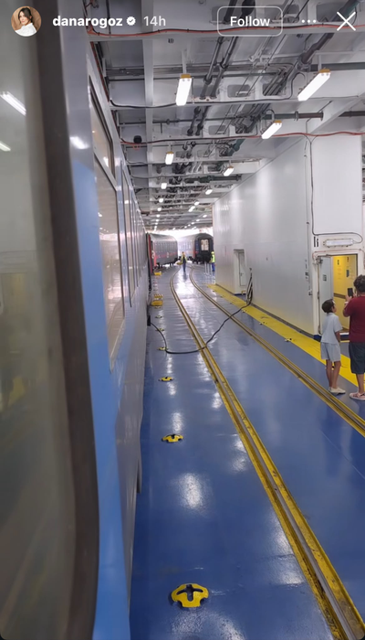 Experiență de neuitat pentru Dana Rogoz în Italia. A trecut marea cu trenul