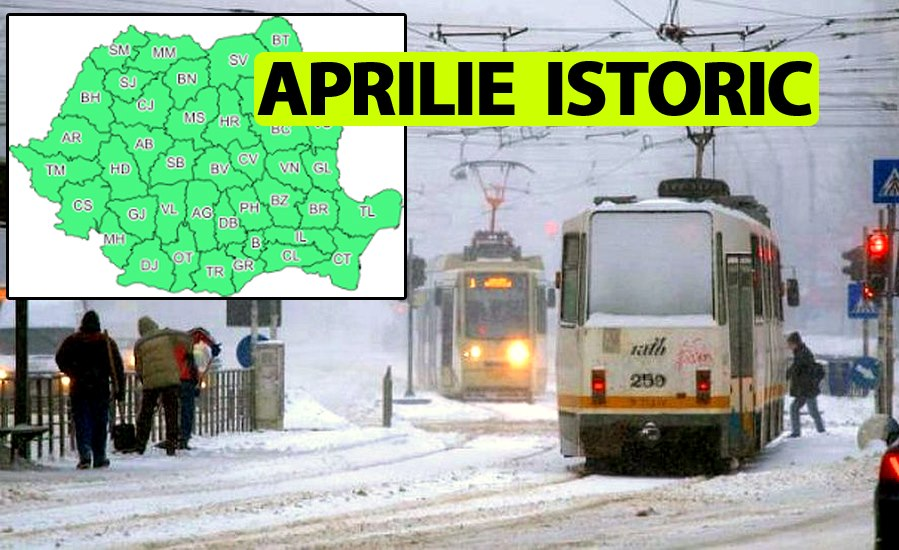 ANM, în alertă. Luna aprilie 2020 nu va mai fi la fel în România. Ce temperaturi și ce fenomene meteo vor fi în București și în celelalte orașe