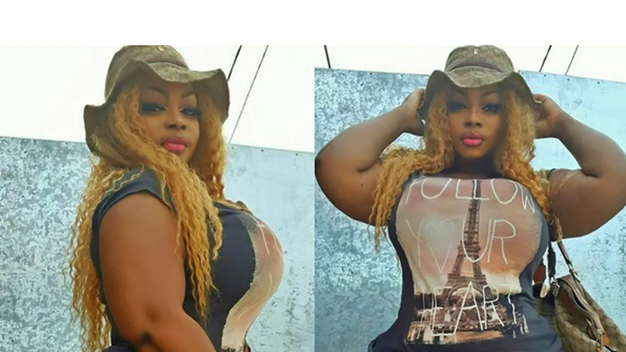 Kim Kardashian e nimic pe lângă ea! Ea e femeia cu cel mai mare posterior din vestul Africii
