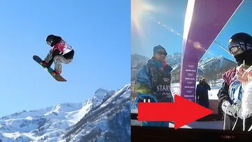 Aparitie DEMENTA la Soci! Antrenorul unui sportiv a fost surprins facand ASTA pe partie! Tot internetul rade de el