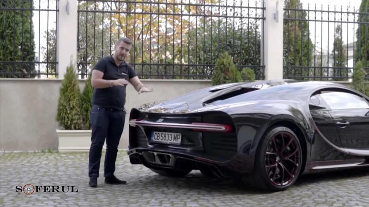 El este românul care conduce un Bugatti Chiron: primul test cu mașina de 3,5 milioane de Euro