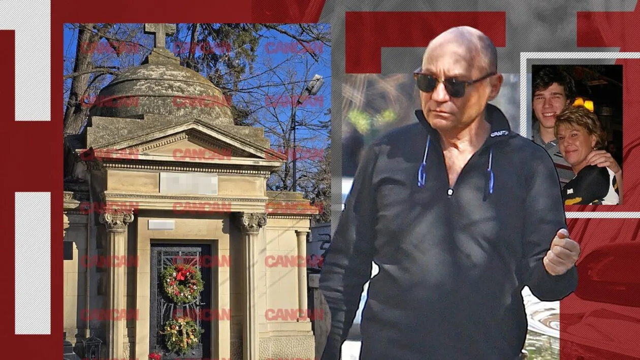 Aici își doarme somnul de veci magnatul Dan Petrescu, alături de fiu și de soție. Ceremonie de înhumare discretă, într-un cimitir din București