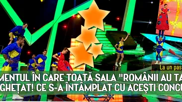 La un pas de tragedie! Momentul in care toata sala Romanii au Talent a inghetat! Ce s-a intamplat cu acesti concurenti