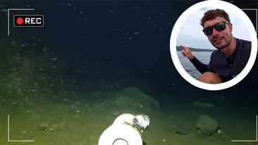 Acest vlogger a aruncat o cameră GoPro în mare și a filmat ceva UNIC în istoria omenirii. Acestea sunt imaginile