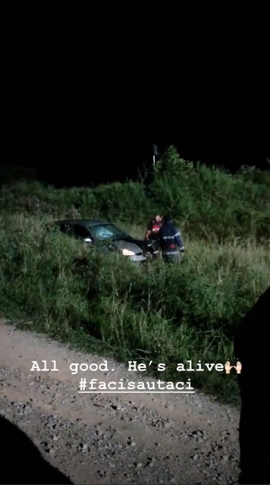 Codin Maticiuc a evitat un accident violent în ultimul moment în timp ce era cu Monica Bîrlădeanu! Actrița a filmat scenele îngrozită: “Ce se întâmplă!?!”