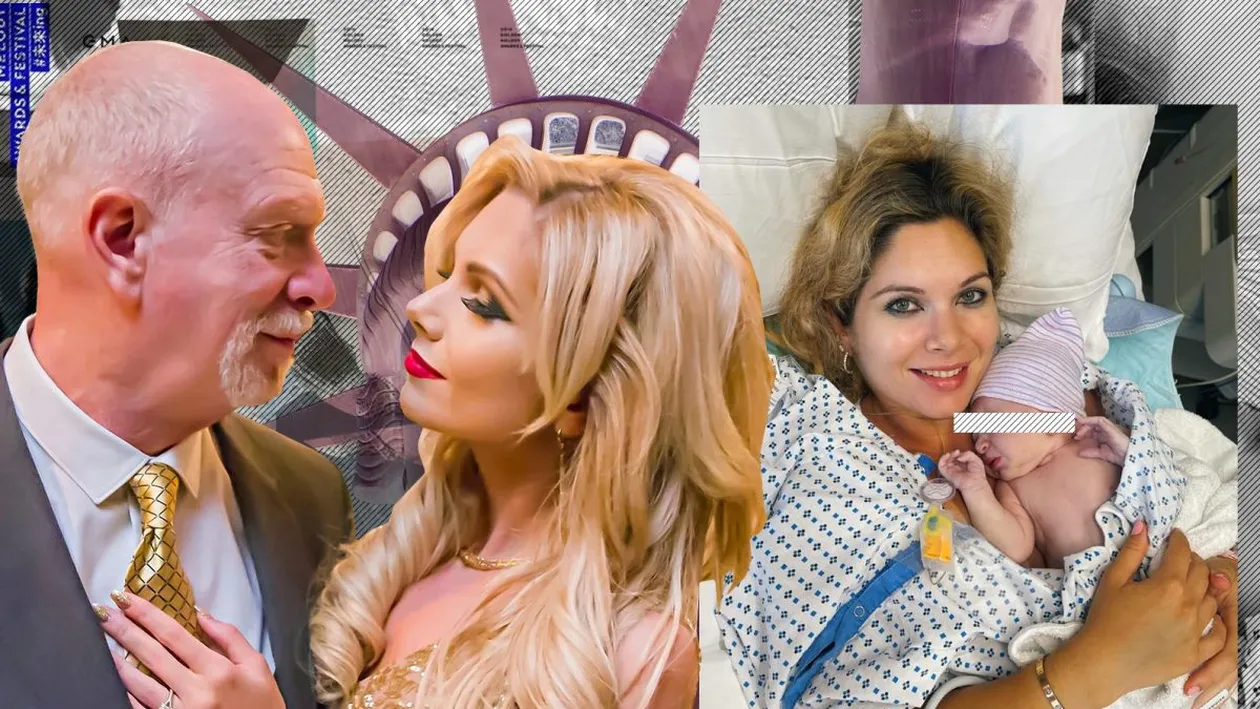 Românca măritată cu milionarul care deține Statuia Libertății a devenit mămică. „Bine ai venit în viața mea”