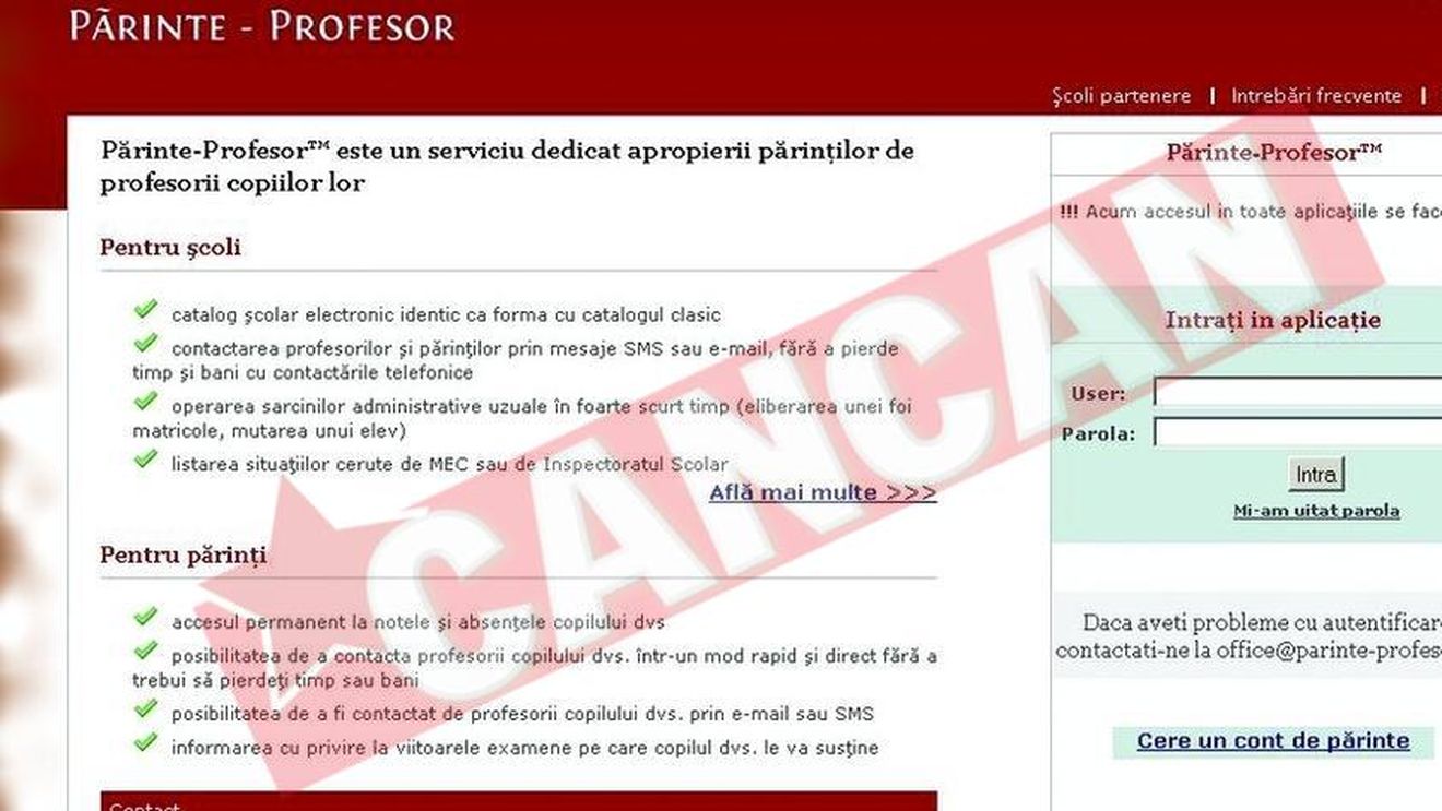 Catalog on- line la Timisoara