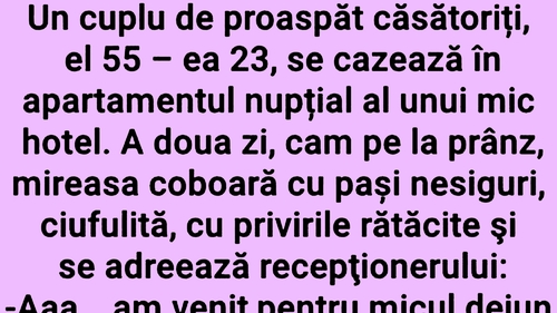 BANCUL ZILEI | Lună de miere cu.. finalizare