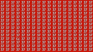 Test de inteligență | Găsiți numerele '37' și '73' care sunt inversate, în doar 15 secunde!