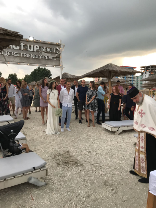 Virgil și Alice, emoționați pe durata ceremoniei