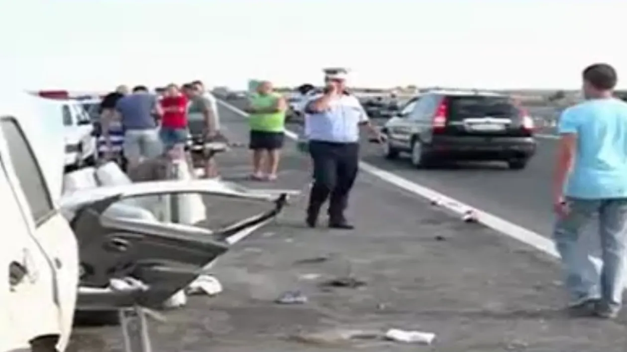 Grav accident de circulatie intre Ovidiu si Constanta. Sase persoane transportate la spital. Trei sunt in stare grava