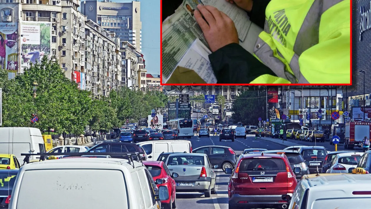 Amenzi de 1.300 de lei pentru șoferii care încalcă această regulă pe Bulevardul Magheru
