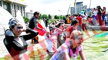 S-au spalat in fantana