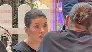 Tensiune mare la restaurant, mon cher! De la ce s-or fi luat milionara Marisa Paloma și soțu'?