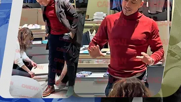 Fostul ”Burlac” Vladimir Drăghia a aterizat în mall și a făcut prăpăd printre vânzătoare! Imaginile spun totul