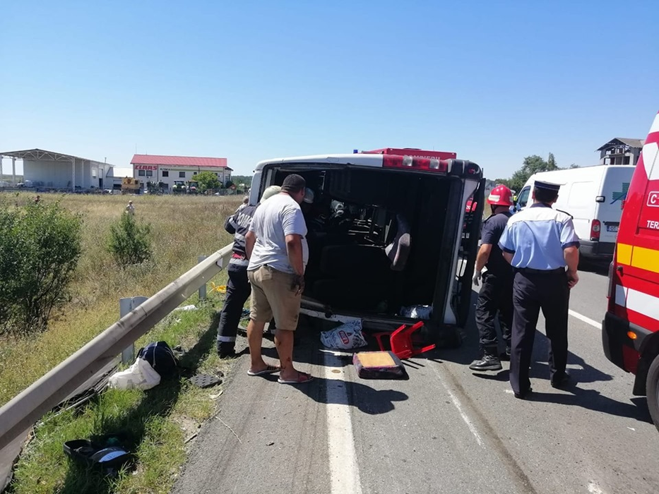 Accident terifiant la Pielești
