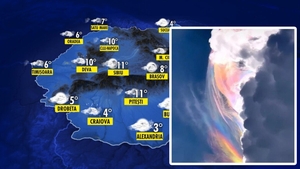 Fenomen meteorologic rarisim în România: "A durat vreo 2-3 minute"