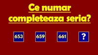 Test IQ exclusiv pentru genii | Ce număr urmează în seria: 653, 659, 661?